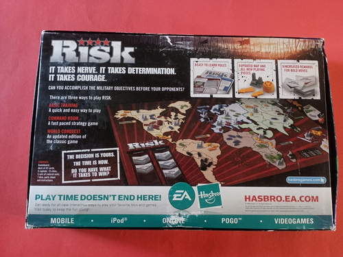 Hasbro Risk Board Game Parker Brothers 2008 Strategic Conquest - Picture 2 of 5