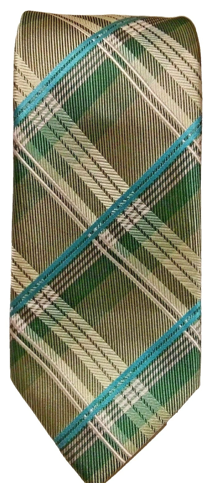 Geoffrey Beene Corbatas De Seda Mezcla cuadriculados para hombres