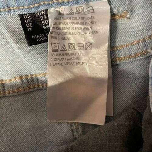 Susan Graver normale Stretch Denim Freundin Jeans mit Manschette Plus 20 (4411) - Bild 5 von 7
