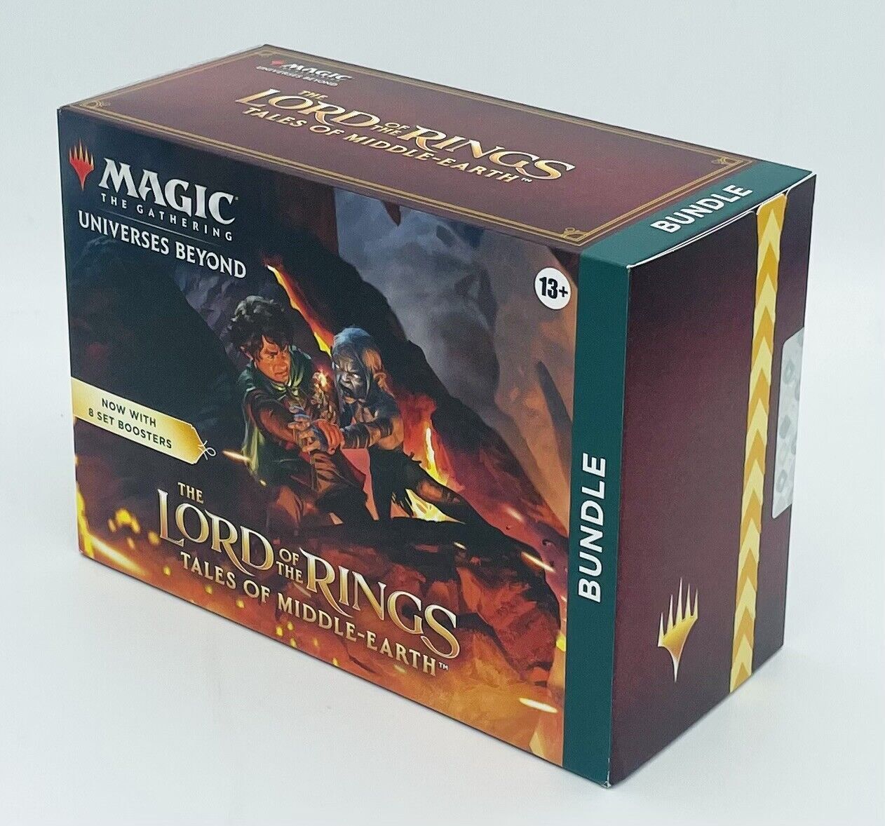  Magic: The Gathering The Lord of The Rings: Tales of  Middle-Earth Bundle - 8 Set Boosters + Accessories : Toys & Games