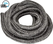 5/8" Wood Stove Gasket Rope Fiberglass Replacement for Wood Stoves and Fireplace