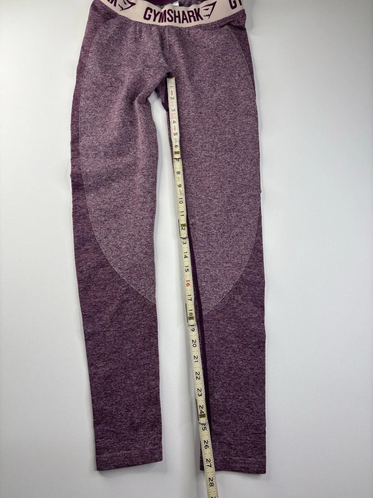 gymshark flex spell out logo waist band leggings