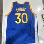 Stephen Curry Signed Golden State Warriors #30 Blue Basketball Jersey