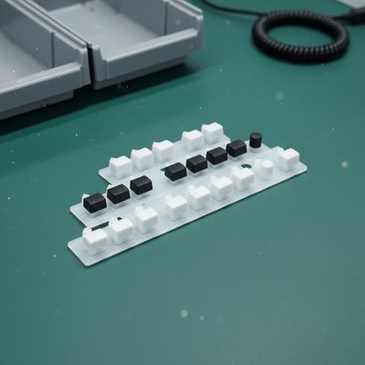 Funktionsknopf-Kontaktgummi Original Fernbedienungstasten-Pads Importiert
