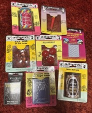 LOT OF 8 ADAMS  Vintage Magic Classic Tricks Pranks - NOS Snake Nuts Bar Bug 