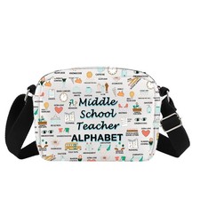 Middle School Teacher Gift Thank You Gift Middle School Teacher Alphabet Cros...