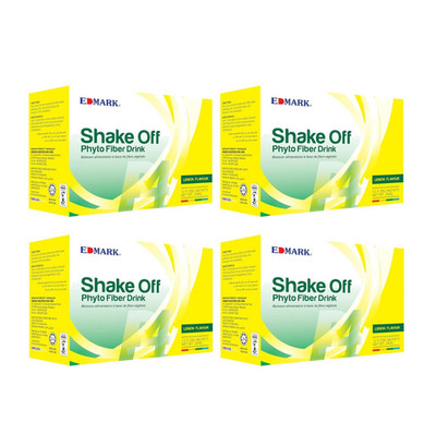 4 Boxes Edmark Shake Off Phyto Fiber Lemon Detox Colon Anti Aging Body Slimming
