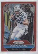 2015 Panini Prizm Red Prizm Greg Olsen #144 0z6h