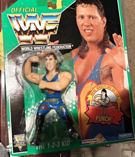 Hasbro WWF The 1-2-3 Kid Wrestling Action Figure w...