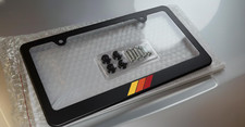 Retro Scheme Heritage License Plate Frame Black Metal For Toyota-trd Car Truck