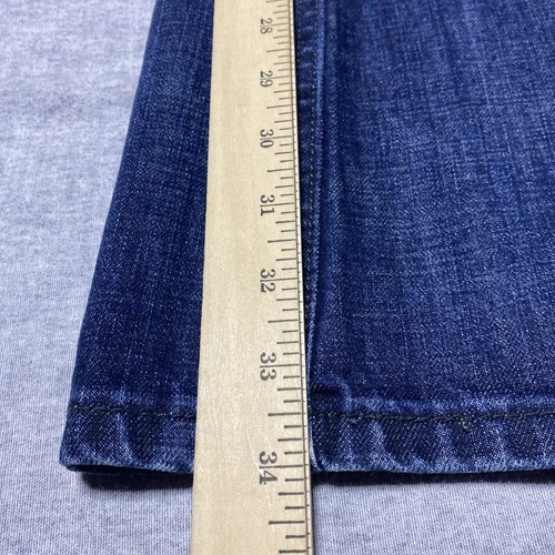 Levis 527 Jeans Mens Tag 32x34 Blue Bootcut Slim Western Ranch Cowboy Cotton - Picture 8 of 12