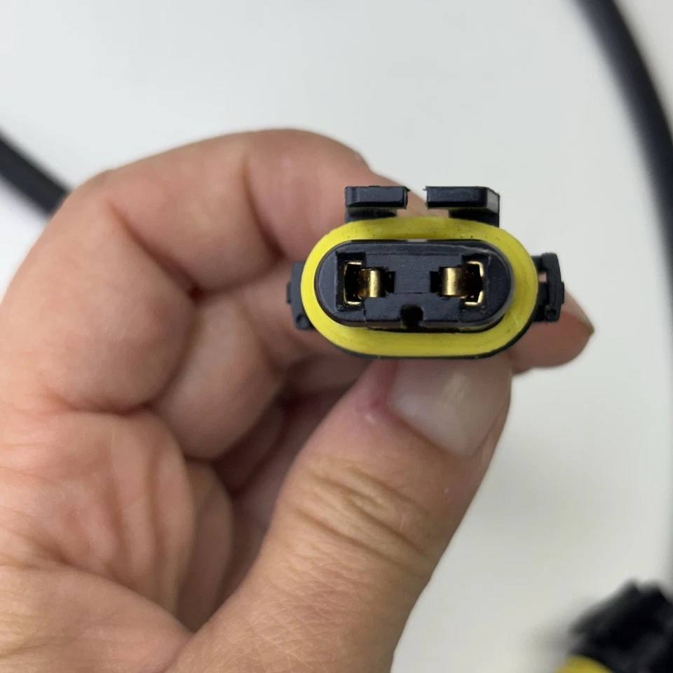 Wire Pigtail Female P 9006 HB4 Two Harness Head Light Socket Connector Fit Bulb - Image 4 of 4