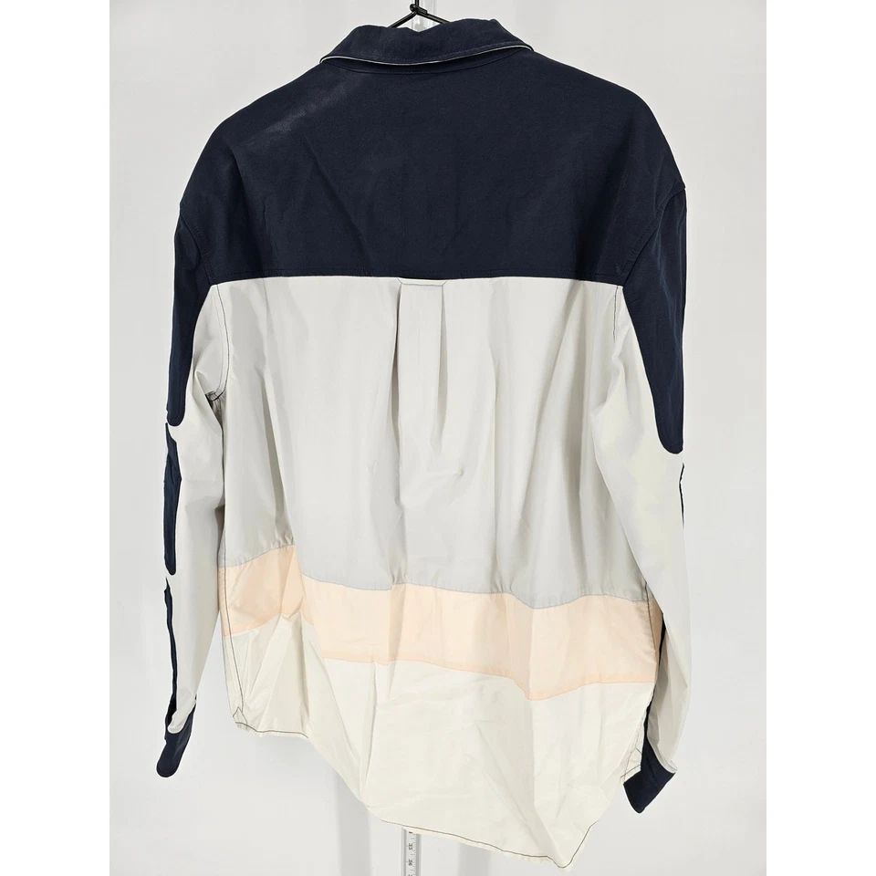 Under Armour Team USA Mens Sz L Long Sleeve Button Up Dress Shirt Blue White - Image 4 of 4