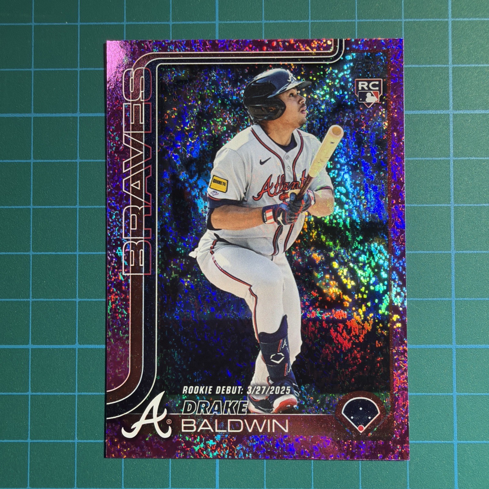 2025 Topps Update #US113 Drake Baldwin | Pink Holo Foil | Atlanta Braves