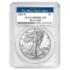 2023-W Proof $1 American Silver Eagle PCGS PR70DCAM West Point Label