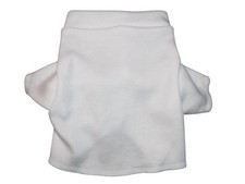 White Knit T-Shirt Dog Puppy Teacup Pet T-Shirt Apparel Clothes 4xs - Large