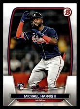 Michael Harris II 2023 Bowman #76 Atlanta Braves ROOKIE Free Shipping