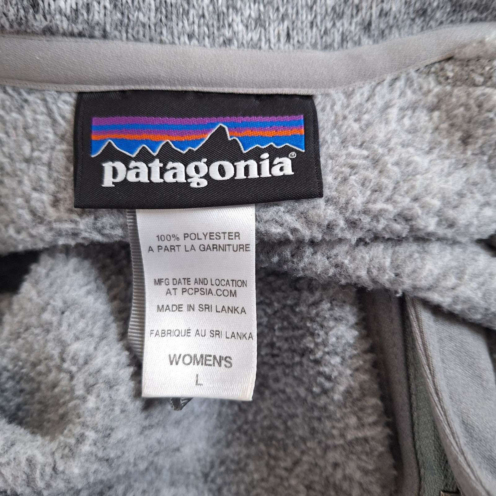 Patagonia Gray Womens Full Zip Jackets size large thumbnail 3