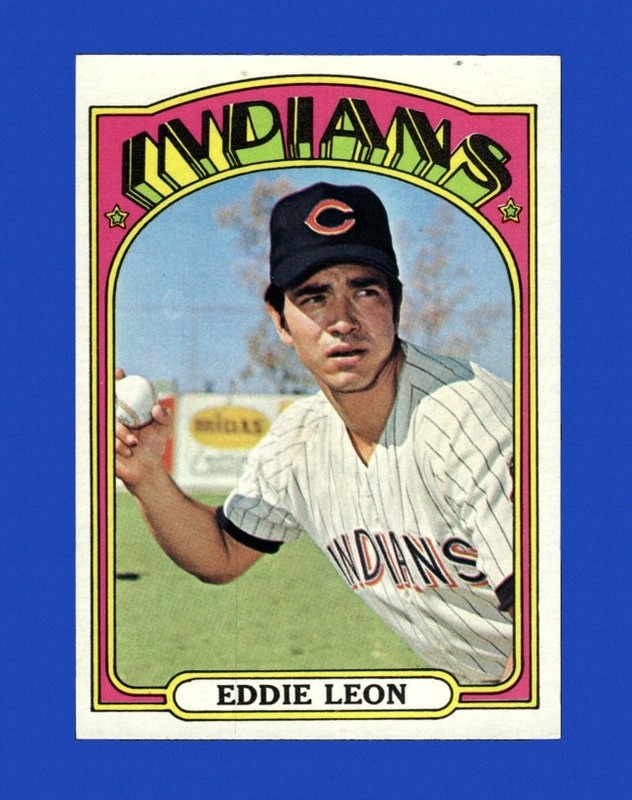 1972 Topps Set-Break #721 Eddie Leon EX-EXMINT *GMCARDS*