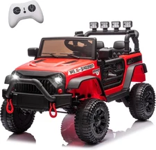 24V Kids Ride on Toy Electric Car Battery Power 4 Wheels Jeep w/ Remote LED MP3