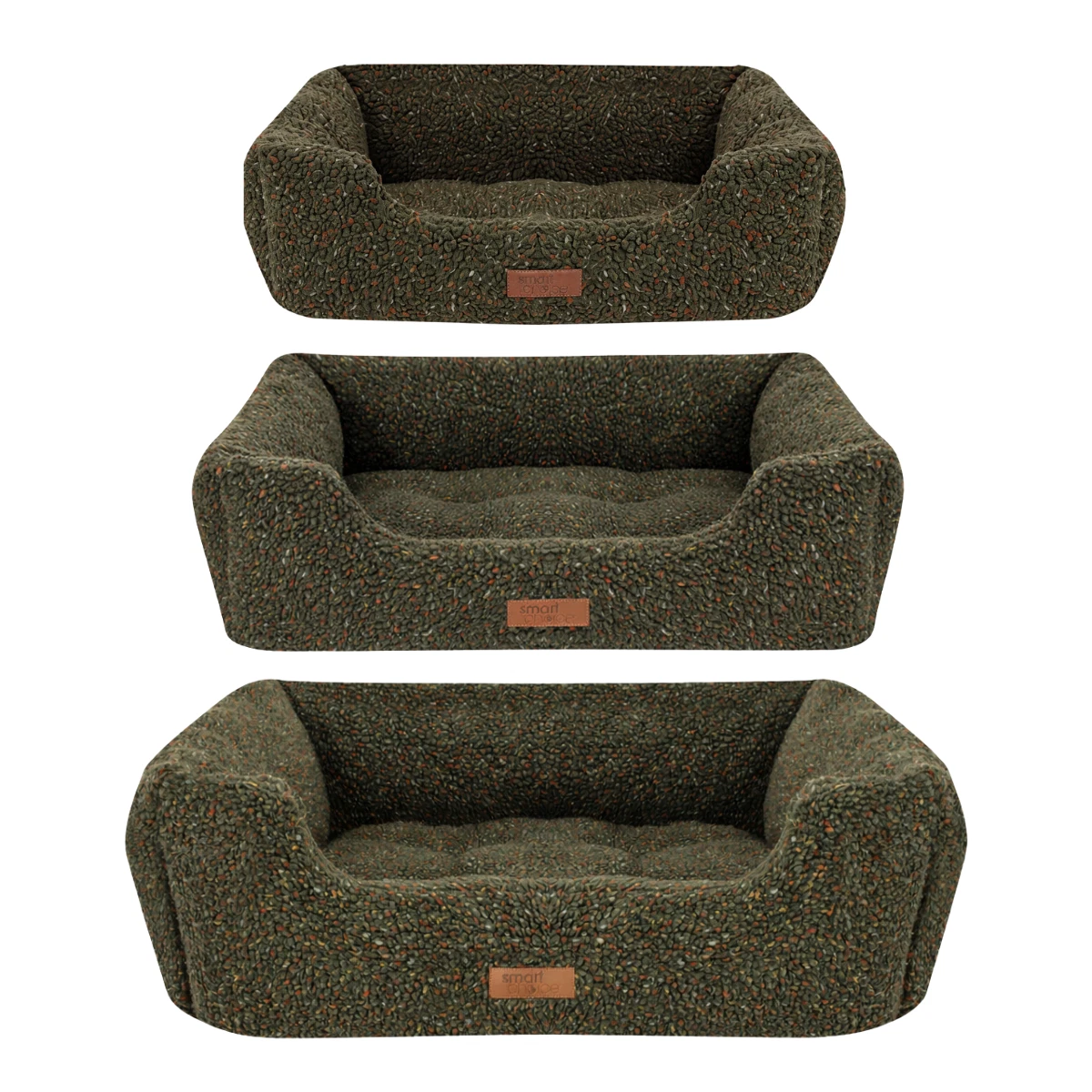 Green Sherpa Dog Bed Soft Fleece Pet Bed High Wall Washable S M L
Opens in a new window or tab