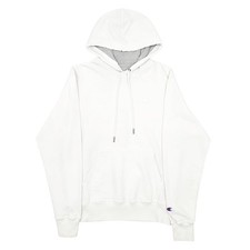 CHAMPION Hoodie Cotton Blend Jumper Sweatshirt Mens S