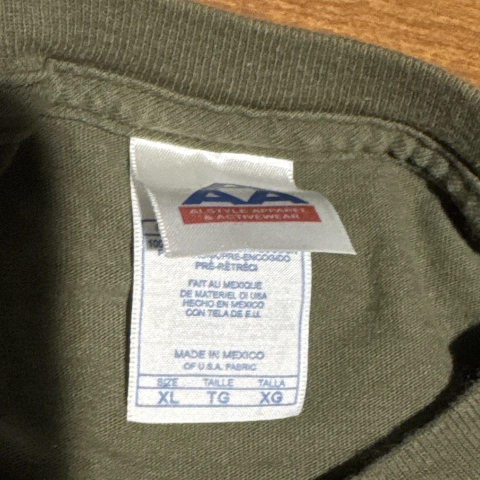 Vintage Monty Python Just A Flesh Wound T-Shirt Green Size XL - Image 3 of 4