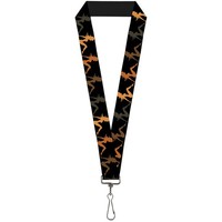 "Buckle-Down Lanyard-1.0\"-Mud Flap Girl Repeat Black/Orange Fade 22\" (Us Import)"