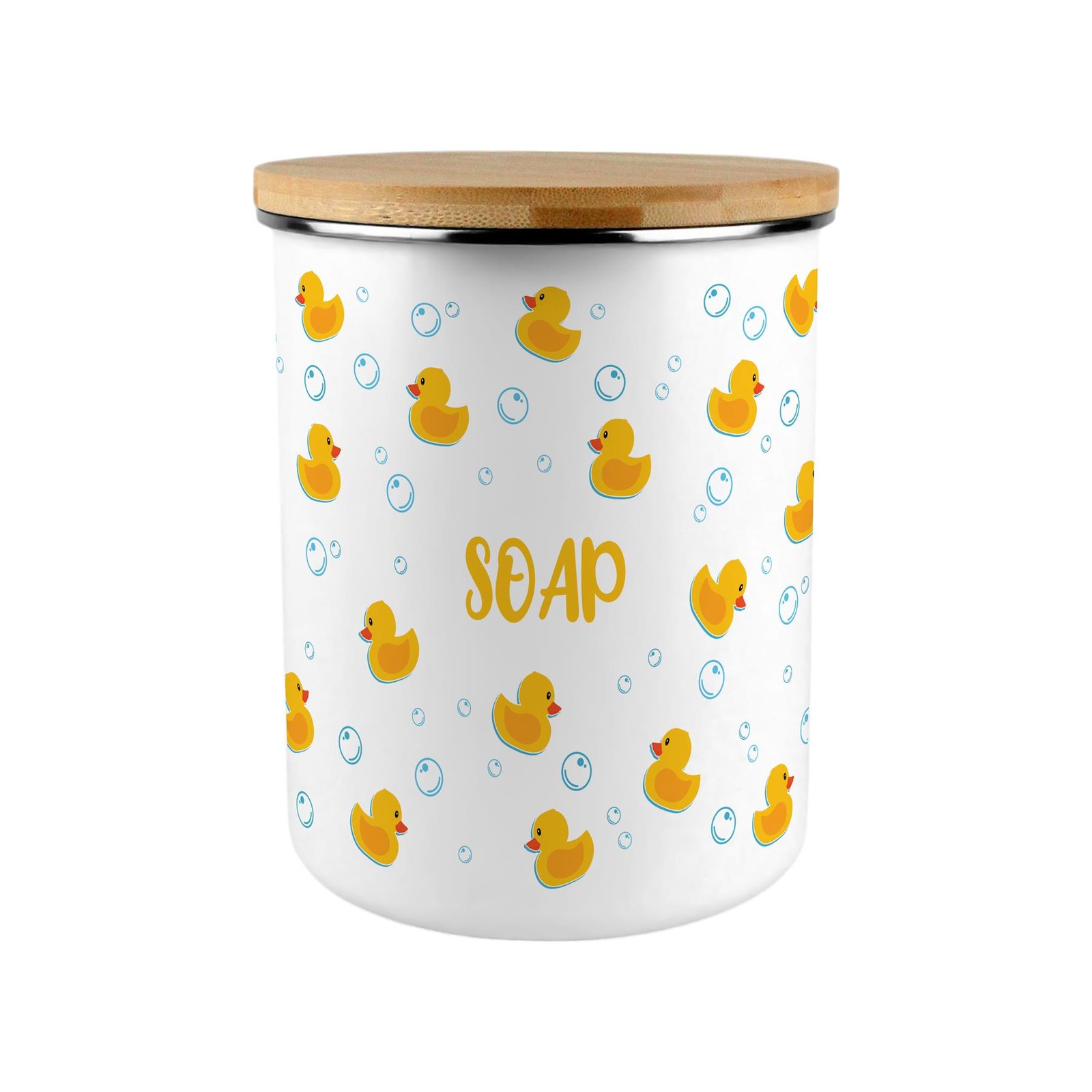 Soap Storage Canister - Rubber Ducks 2.7L Bathroom Organisation Gift