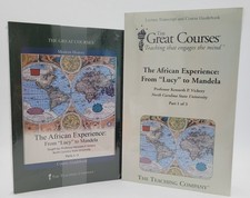 Great Courses The African Experience From Lucy To Mandela DVD W/Guidebook Transc