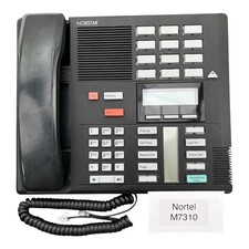 Nortel Norstar M7310 Black Corded Telephone Speakerphone Desk Phone