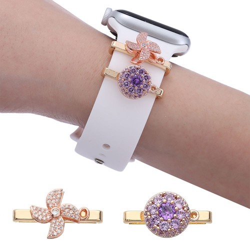 Ring Watch Band Ornament Strap Accessories Wristbelt Charms For Apple Watch