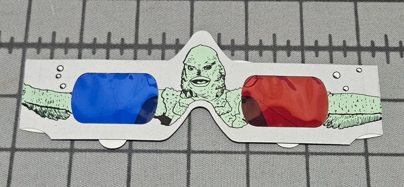 CREATURE 3D GLASSES 1982 SON Of SVENGOOLIE From Black Lagoon Horror Vtg Revenge