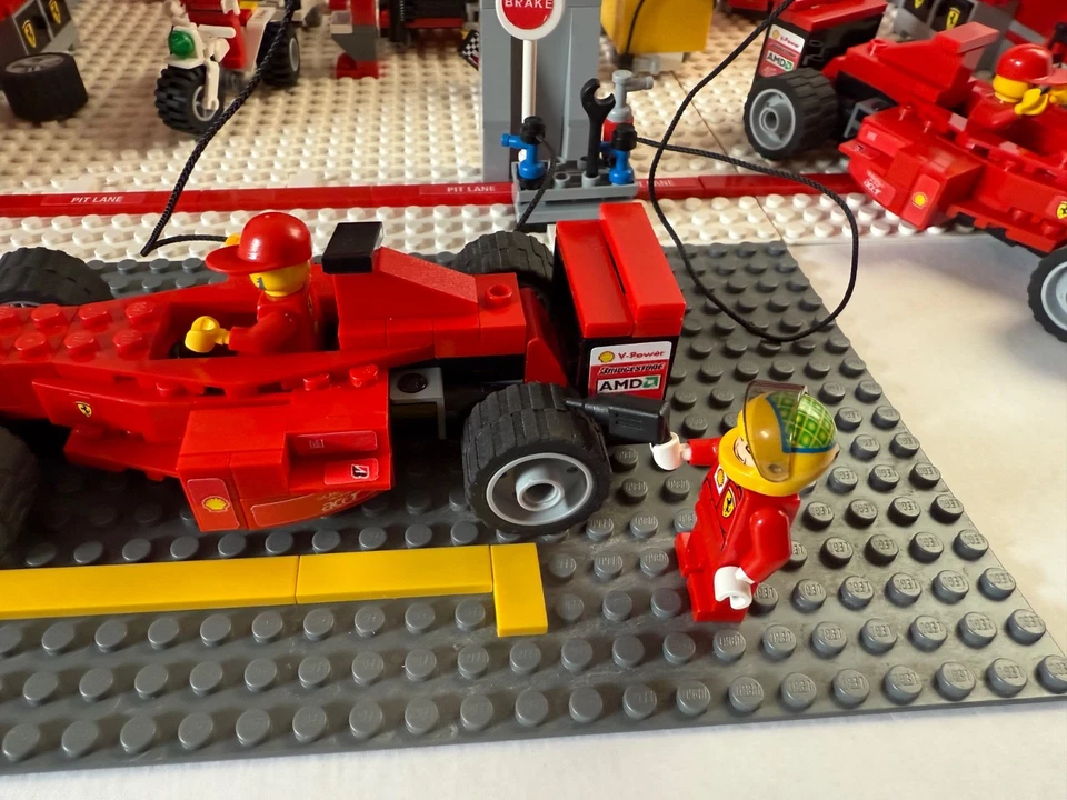 Vintage LEGO #8144 FERRARI Racers 248 F1  (Raikkonen Edition)~100% COMPLETE - Image 3 of 4