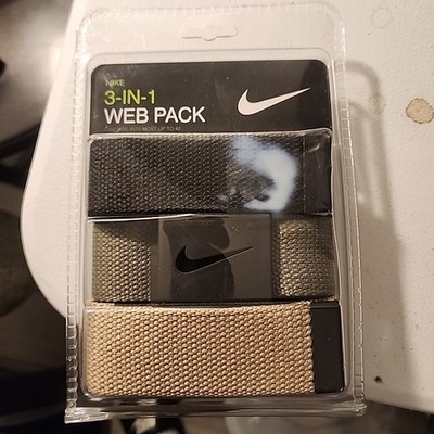 Nike 3-in-1 Adjustable One Size Fits All up to 42 Web Belt