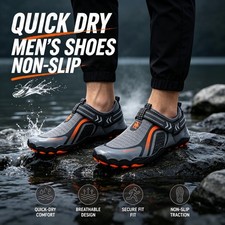 Barefoot Quick-Dry Aqua Socks, Men Water Shoes for Beach Swim Yoga Exercise Wear