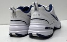 Nike White/navy Solid Athletic Sneaker Men 9 — photo 4