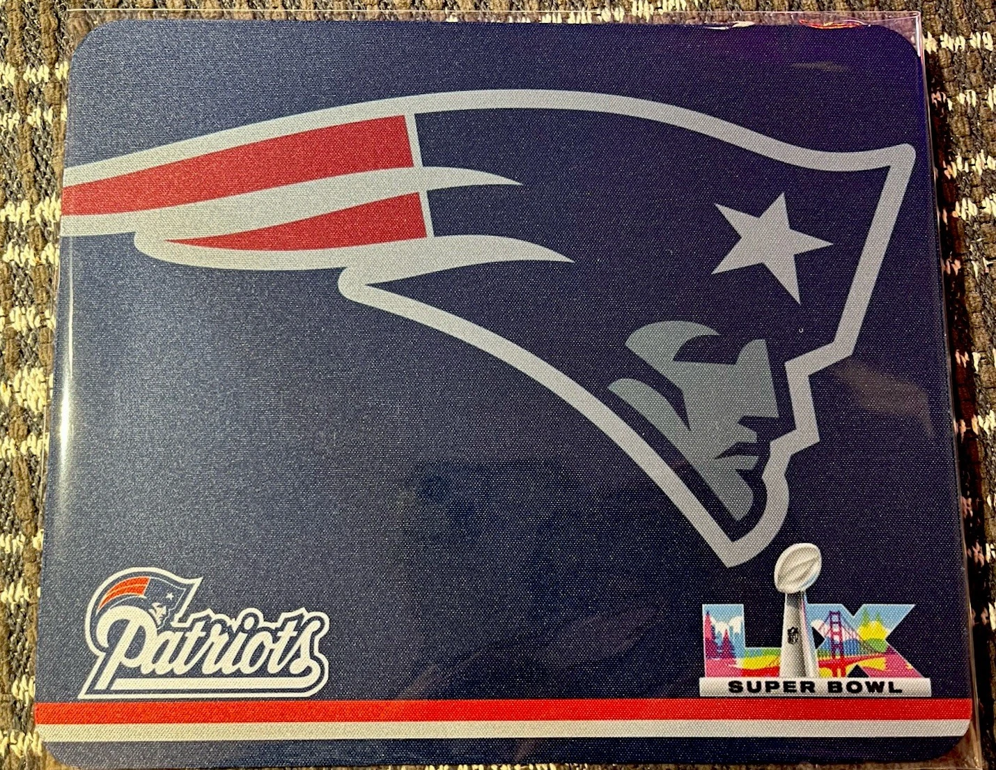 Super Bowl LX Mouse Pad  New England Patriots Electronics Accessories