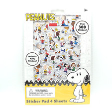 Peanuts Snoopy Stickers Over 300 Stickers Puffy Stickers 4 Sheets Party Favor