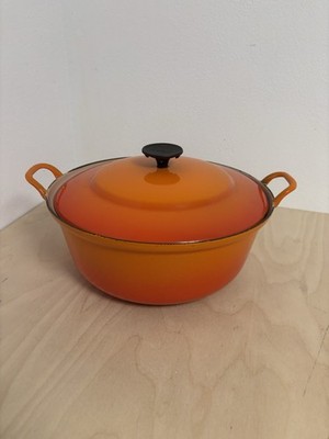 Le Creuset Topf Bräter 30cm Orange 