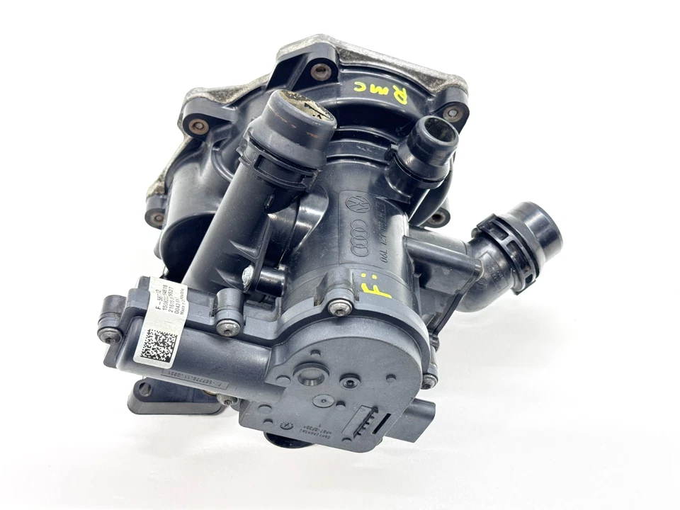 2013–2018 AUDI A6 QUATTRO 2.0L ENGINE COOLANT THERMOSTAT HOUSING & WATER PUMP OE - Image 4 of 4