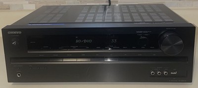 Onkyo TX-SR313 5.1 Channel Home Theater Receiver Black - Excellent Condition