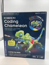 My Robotic Pet: Coding Chameleon STEM Building  Experiment Kit Open Damaged Box