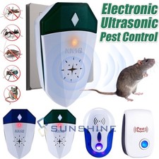 Pest Deterrent Bed Bug Flea Repeller Ultrasonic Rat Mites Spider Roaches Reject