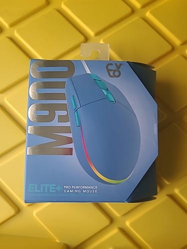 NEW Gaming Mouse | CYLO M900 Elite+ Pro Performance 6D Button Led Lit Wired