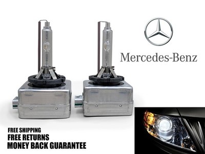 6000K Diamond White HID Xenon Headlight Bulb for MB B250E 2016-2017 Set of 2