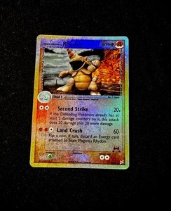 Team Magma's Rhydon 22/95 Reverse Holo EX Team Magma vs Team Aqua