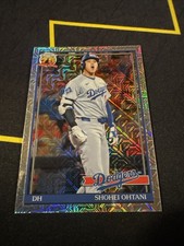 Shohei Ohtani 75th Anniversary Topps Chrome Mojo Dodgers DH Baseball Card