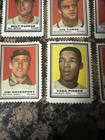 VINTAGE 1962 12 DIFFERENT TOPPS Stamps Lot Basball — photo 4
