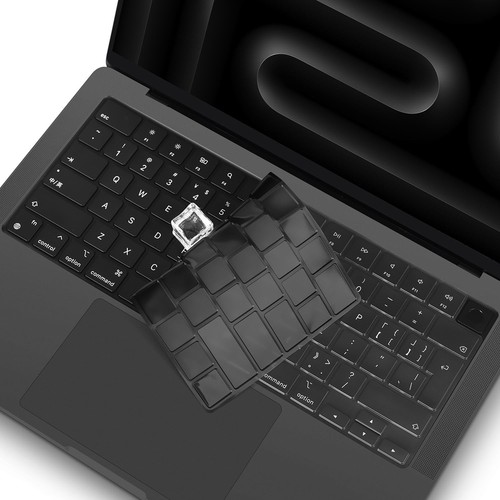 Premium Keyboard Cover Ultra Thin Protector Skin for M2 M3 M4 MacBook Air 15", 